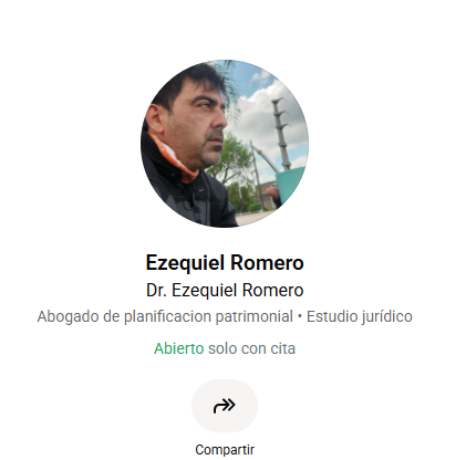 Dr. Ezequiel Romero — Abogado